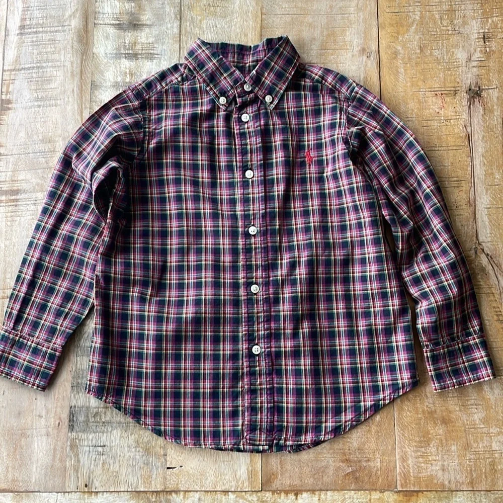 Ralph Lauren plaid shirt 4t